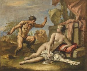 A Nymph And A Satyr