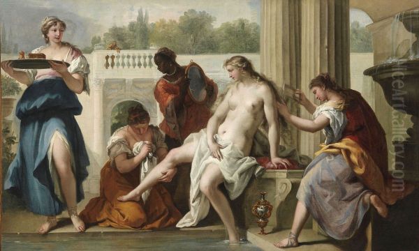 Bathsheba At Her Bath - view 1