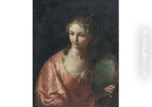Woman With A Mirror