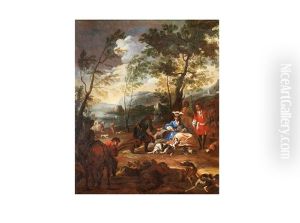 La Halte Lors De La Chasse A Courre