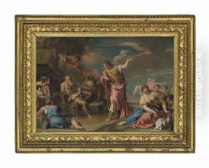 Archimedes Refusing To Follow The Soldier by Sebastiano Ricci