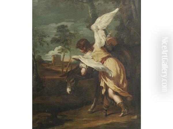 An Angel And Mule From The Flight Into Egypt - view 1