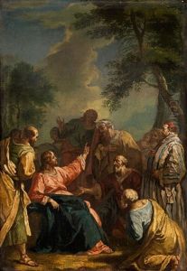 Jesus Diskutiert Im Kreis Der Schriftgelehrten
