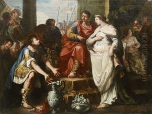 Cleopatra Och Marcus Antonius by Sebastiano Ricci