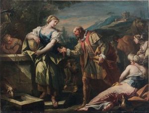 Eliezer Et Rebecca by Sebastiano Ricci