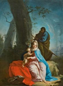 Heilige Familie by Sebastiano Ricci
