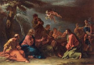 Die Bergpredigt Christi, Il Sermone Della Montagna by Sebastiano Ricci