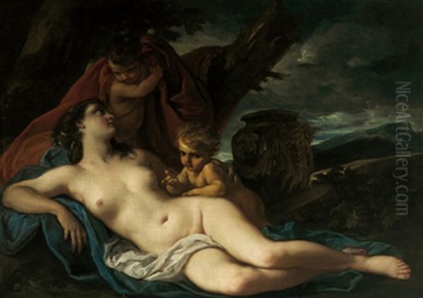 Venere Con Due Putti - view 1
