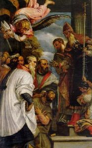 La Consagracion De San Nicolas by Sebastiano Ricci