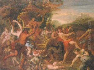 The Triumph Of Bacchus by Sebastiano Ricci