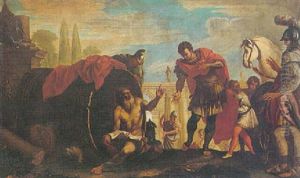 Alexander Appearing Before Diogenes by Sebastiano Ricci