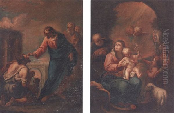 Christ Healing The Blind - view 1