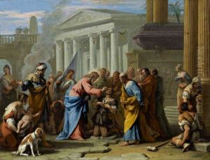 Christ Healing The Blind Man by Sebastiano Ricci