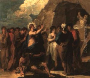 The Raising Of Lazarus by Sebastiano Ricci