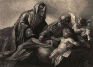 The Holy Family by Sebastiano Ricci