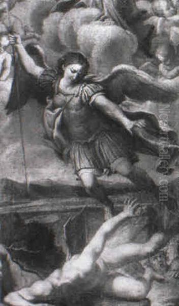 The Archangel Michael Vanquishing The Devil - view 1
