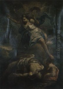 Venus Discovering The Death Of Adonis by Sebastiano Ricci