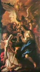 The Ladt Communion Of Saint Mary Of Egypt by Sebastiano Ricci