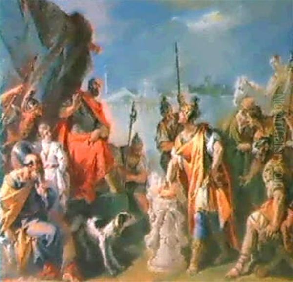 Muzio Scevola Dinanzi A Porsenna - view 1
