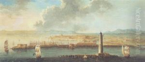 Veduto Di Livorno Da Ponente