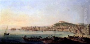 Veduta Del Golfo Di Napoli by Gabriele Ricciardelli