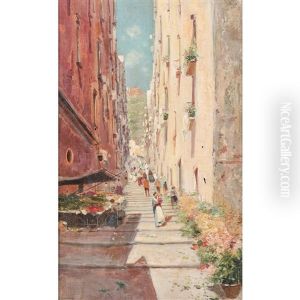 Pair Of Street Scenes