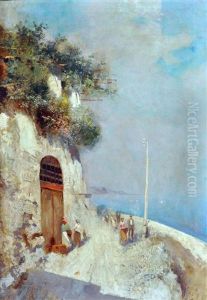 Strada Di Capri by Oscar Ricciardi