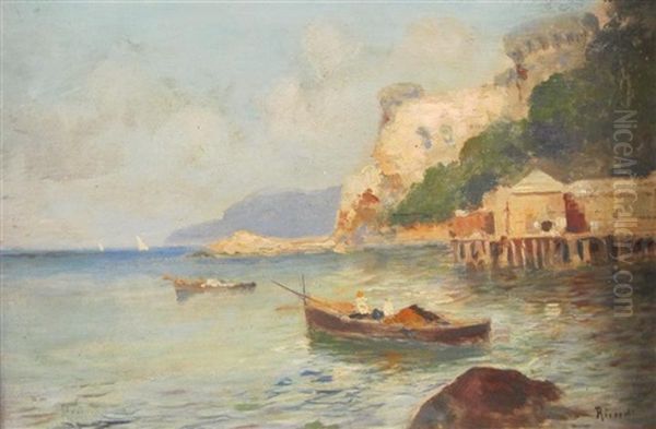 On The Italian Coast, And One Other Sketch Of A Coastal Scene (2 Works) - view 1