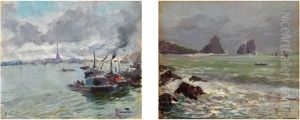 Sulla Senna And Faraglioni (2 Works)