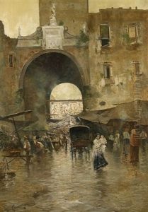 Strasenszene In Italien Strasenszene In Italien