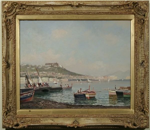 Boats In Naples Harbor - view 1