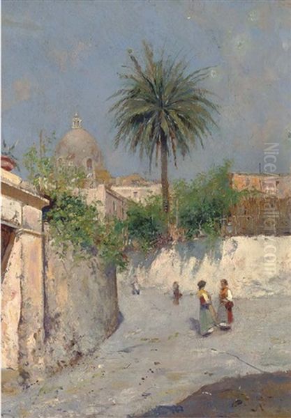 Maids Conversing In A Street, Possibly Rome - view 1