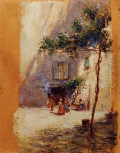 Scorcio Di Capri by Oscar Ricciardi