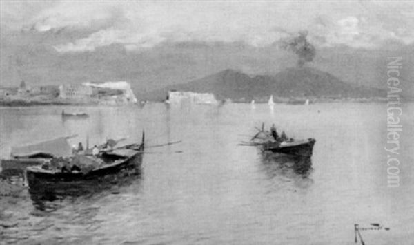 Fischerboote In Der Bucht Von Neapel - view 1