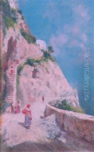 Path On Capri by Oscar Ricciardi
