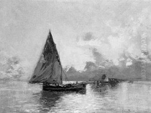 Fischerboote Vor Italienischer Kuste