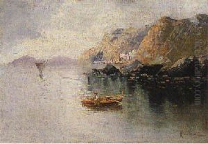Pescatori A Capri by Oscar Ricciardi