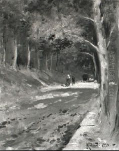 Strada Nel Bosco by Oscar Ricciardi