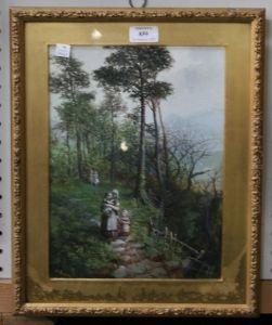 Landscape With Figures by Samuel Lawson Booth