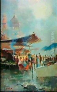 "naples Street, Piazza Del..." by Oscar Ricciardi