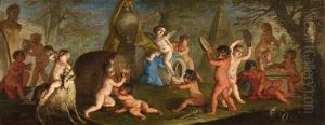 Putti At Play Putti At Play