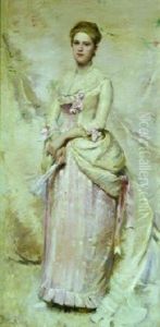 Portrait Of An Elegant Woman by William M(orton) J(ackson) Rice