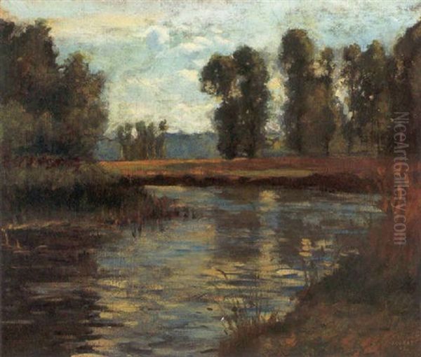 A Landscape With Stream, Moret, France - view 1