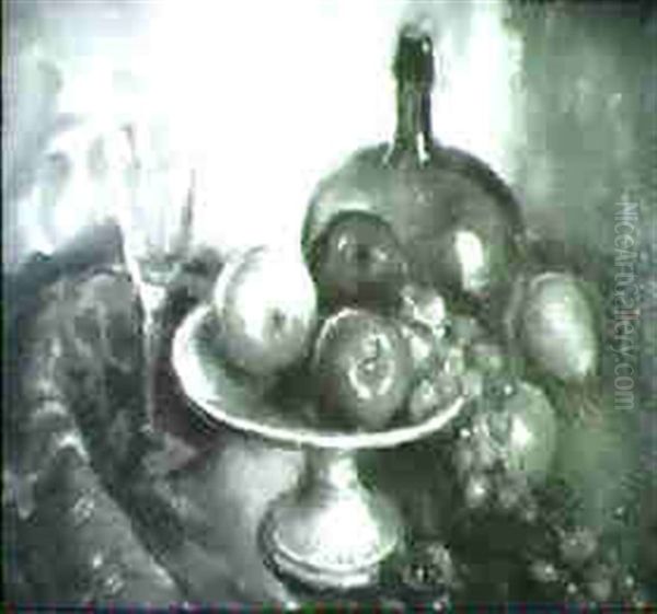 Still Life With Fruit, Wine Jug And Goblet - view 1