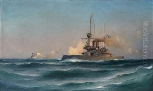Pansarbatar Till Havs by Ludvig Otto Richarde