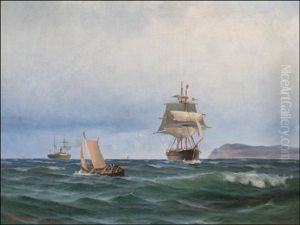 Vuonomaisema (fiord Landscape) by Ludvig Otto Richarde