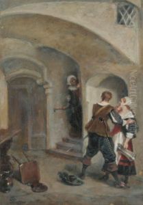 Liebeswerben Eines Landsknechts by Carl Boppo