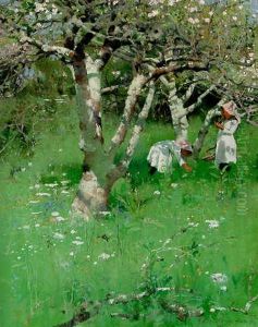 A Cornish Orchard by Frank Richards