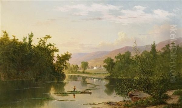 On The Juniata River, Pennsylvania - view 1
