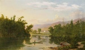 On The Juniata River, Pennsylvania by Frederick Debourg Richards
